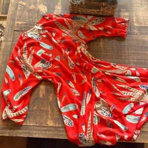 Womens Now N Forever kimono OS